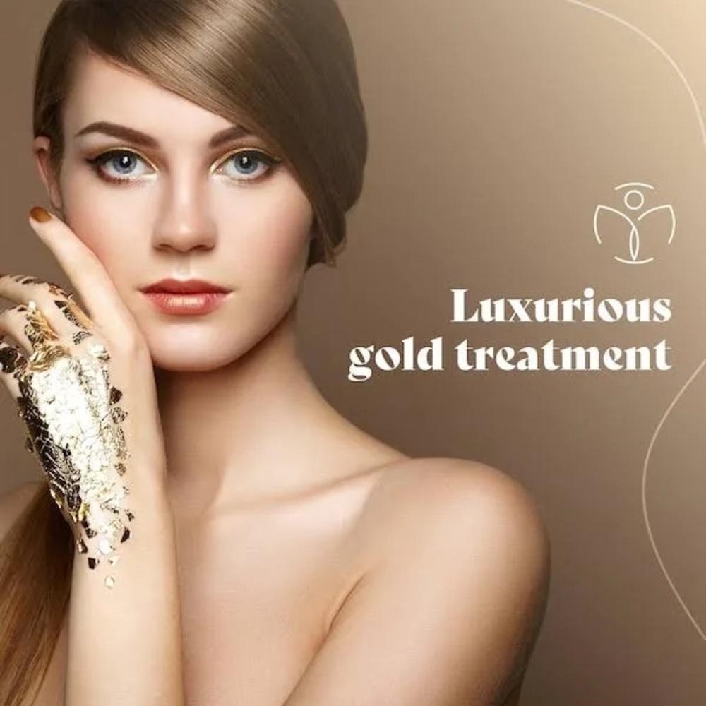 THEALTO 24K Gold Under Eye Collagen Mask 20 pack with eye serum - Picture 4 of 7